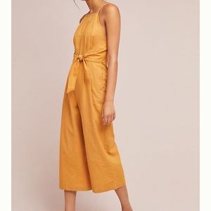 Greylin Tied Linen Jumpsuit S